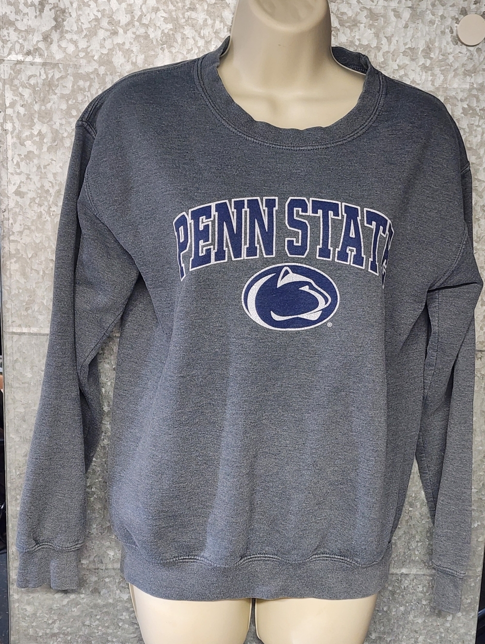 Y2K Penn State Grey Sweater Size Small